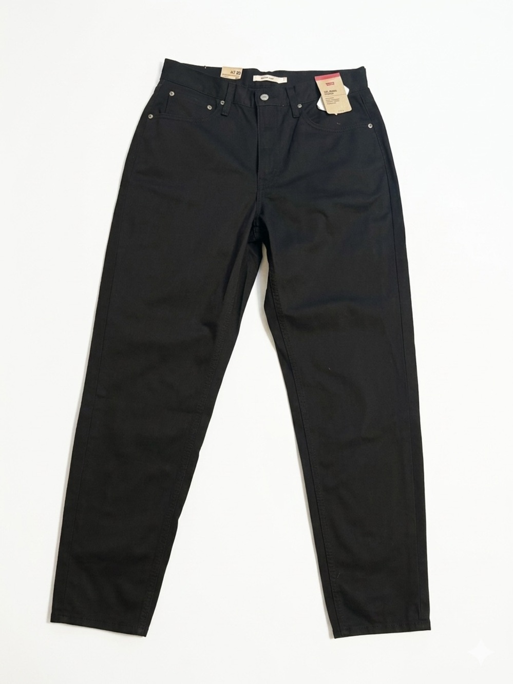 Levi's Black High-Rise Tapered Jeans